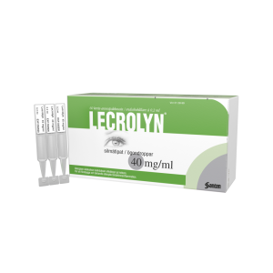 LECROLYN silmätipat, liuos, kerta-annospakkaus 40 mg/ml 60 x 0,2 ml