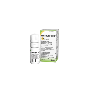 LECROLYN SINE silmätipat, liuos 40 mg/ml 5 ml