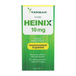 HEINIX imeskelytabletti, puristettu 10 mg 14 fol
