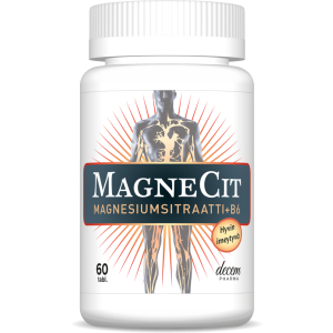 MagneCit Magnesiumsitraatti + B6-vitamiini 60 tabl