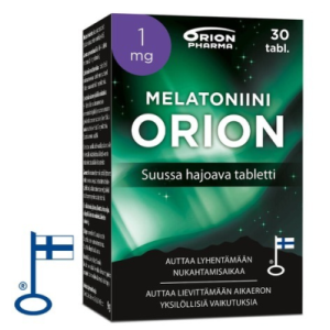 Melatoniini Orion 1 mg suussa hajoava 30 tabl