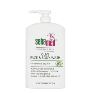 SEBAMED OLIVE FACE&BODY WASH PESUNESTE PUMPPUPULLO 1000 ML