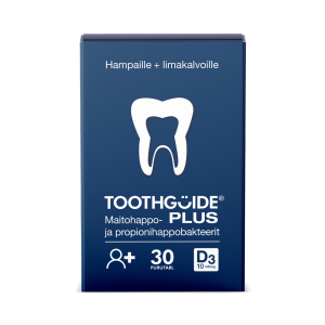 Toothguide Aikuiset Plus Maitohappobakteerivalmiste 30 kpl