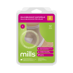 Mills Geelisukat kantapäille, koko L, 1 pari