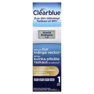 Clearblue digitaalinen raskaustesti, viikkonäyttö 1 kpl