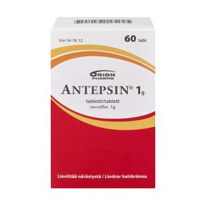ANTEPSIN tabletti 1 g 60 fol