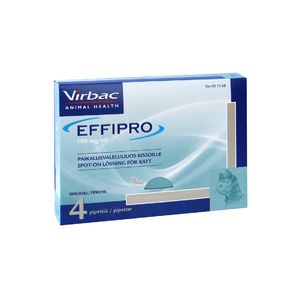 EFFIPRO paikallisvaleluliuos 100 mg/ml Pipetti 4 x 0.5 ml