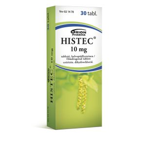 HISTEC tabletti, kalvopäällysteinen 10 mg 30 fol