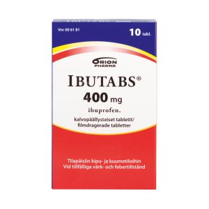 IBUTABS tabletti, kalvopäällysteinen 400 mg 10 fol
