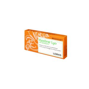 KESTINE LYO tabletti, kylmäkuivattu 20 mg 10 fol