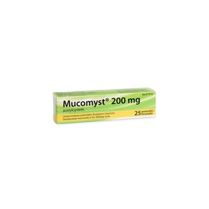 MUCOMYST poretabletti 200 mg 25 kpl