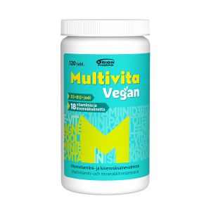 Multivita Vegan monivitamiiniI 120 kpl