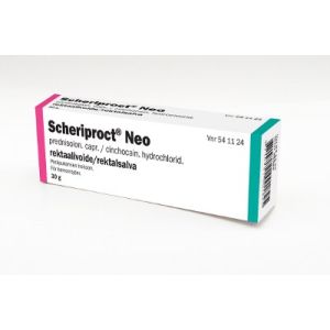 SCHERIPROCT NEO rektaalivoide 1,9/5 mg/g 30 g