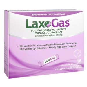 Laxogas 125 mg annosraepussi 18 kpl