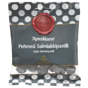 Apteekkarin Pehmeä Salmiakkipastilli 60 g