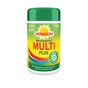 Minisun Monivitamiini Multi Plus 200 tabl