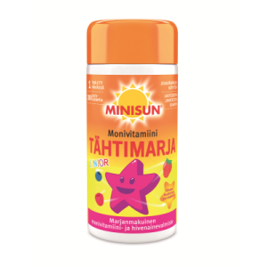 Minisun Monivitamiini Tähtimarja jr. 100 PURUTABL