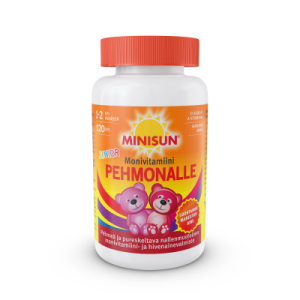 Minisun Monivitamiini Pehmonalle Marjaisa jr 120 kpl