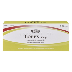 LOPEX kapseli, kova 2 mg 10 fol