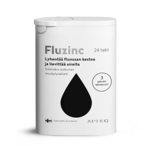 Apteq Fluzinc salmiakki 24 tabl