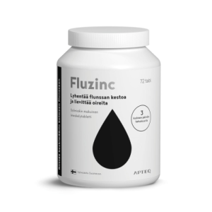 Apteq Fluzinc salmiakki 72 tabl