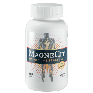 MagneCit Magnesiumsitraatti + B6-vitamiini 100 tabl