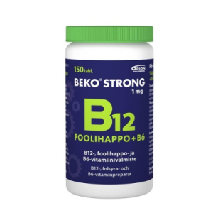 Beko Strong B12+foolihappo+B6 150 tabl