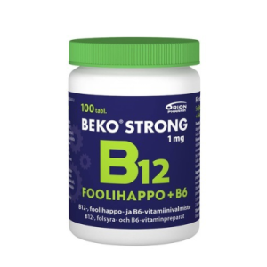 Beko Strong B12+foolihappo+B6 100 tabl