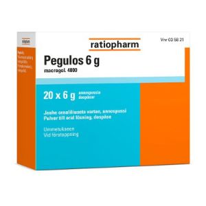 PEGULOS jauhe oraaliliuosta varten, annospussi 6 g 20 x 6 g