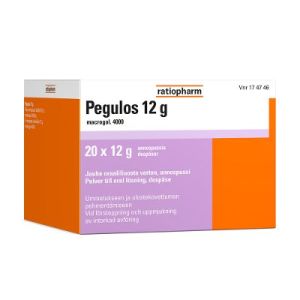 PEGULOS jauhe oraaliliuosta varten, annospussi 12 g 20 x 12 g