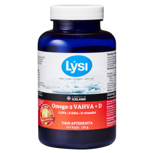 Lysi Omega-3 Vahva + D 100 kaps