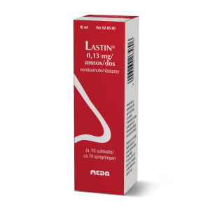 LASTIN nenäsumute, liuos 0,13 mg/annos 10 ml