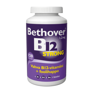 Bethover Vahva B12 Mansikka 120 tabl