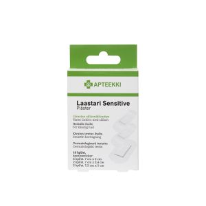 APTEEKKI Laastari Sensitive lajitelma 10 kpl