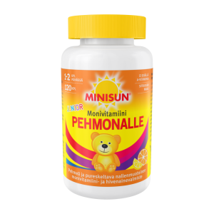 Minisun Monivitamiini Pehmonalle Sitrus jr. 120 kpl