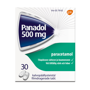 PANADOL tabletti, kalvopäällysteinen 500 mg 30 fol
