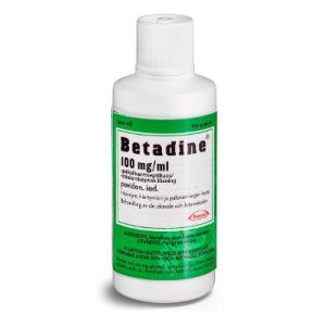 BETADINE paikallisantiseptiliuos 100 mg/ml 100 ml