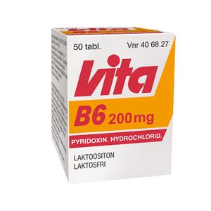 VITA-B6 tabletti 200 mg 50 kpl
