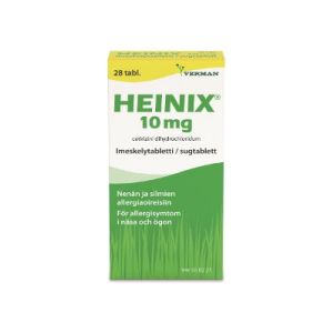 HEINIX imeskelytabletti, puristettu 10 mg 28 fol