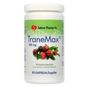 TraneMax karpalovalmiste 500 mg 80 kaps