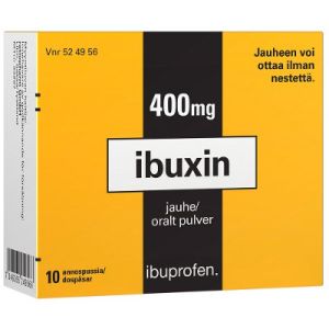 IBUXIN jauhe 400 mg 10 kpl