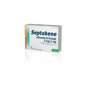 SEPTABENE SITRUUNA & HUNAJA imeskelytabletti 3/1 mg 16 fol