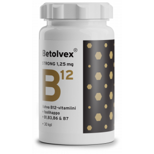 Betolvex Strong 1,25 mg B12-vitamiini 30 kaps