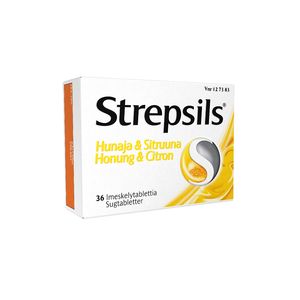 STREPSILS HUNAJA & SITRUUNA imeskelytabletti 1,2/0,6 mg 24 fol