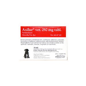 AXILUR VET tabletti 250 mg 10 fol