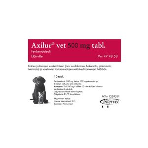 AXILUR VET tabletti 500 mg 10 fol