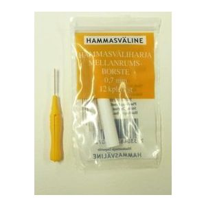 DOFT HAMMASVÄLIHARJA 0.7 MM KELTAINEN 12 KPL