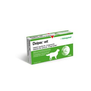DOLPAC VET tabletti 500.70 mg / 124.85 mg / 125.00 mg 3 fol