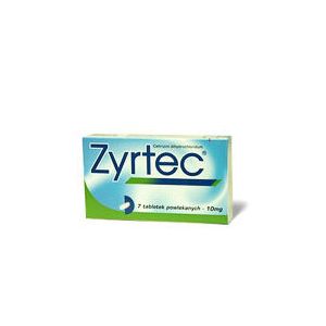 ZYRTEC tabletti, kalvopäällysteinen 10 mg 30 fol