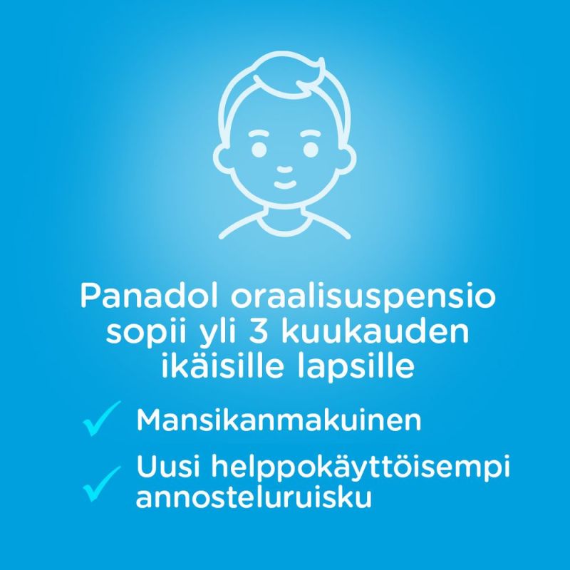 PANADOL oraalisuspensio 24 mg/ml 200 ml